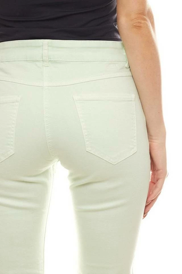 Aktion 🛒 MAC Caprijeans »MAC Clean Capri-Jeans schöne Damen Stretch-Hose Freizeit-Hose mit schmalem Schnitt Hellgrün« ❤️ – Bild 3