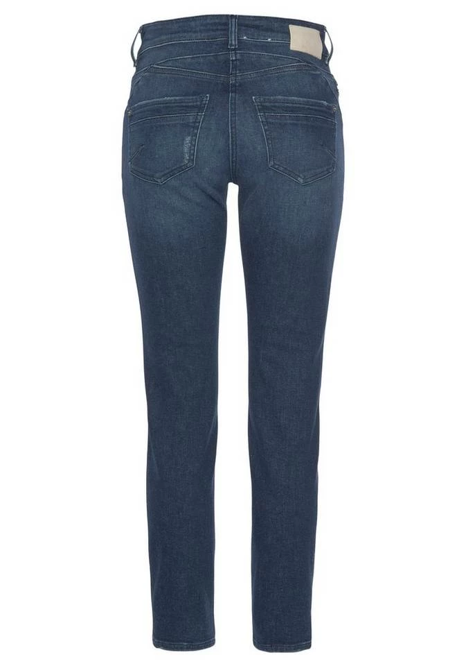 Rabatt 🧨 MAC Slim-fit-Jeans »Rich-Slim-Hanf« Besondere Teilungsnähte im Rücken sorgen für einen Push-Up Effekt Ash grey destroyed authentic wash, Mid blue destroyed authentic wash 😍 – Bild 6