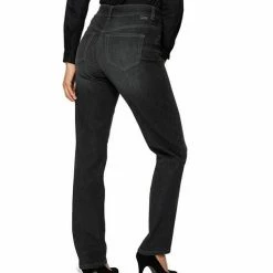 Großhandel ⌛ MAC Regular-fit-Jeans »MAC Stella Straight-Leg 👖 Jeans feminine Damen Freizeit-Hose im 5-Pocket-Stil Denim-Hose Anthrazit« ⌛