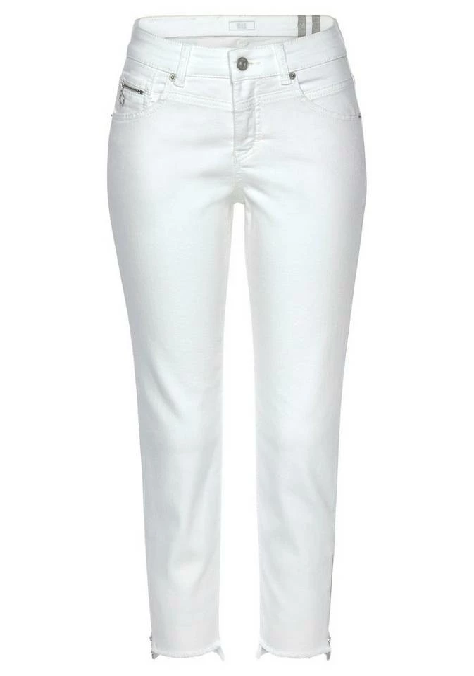 Beste Bewertungen von 🧨 MAC Ankle-Jeans »Rich-Slim Chic« Hinten etwas länger als vorne geschnitten Blue fashion rinsed, Dark blu net wash (D671), Black-black, Authentic super light blue 😉 – Bild 6