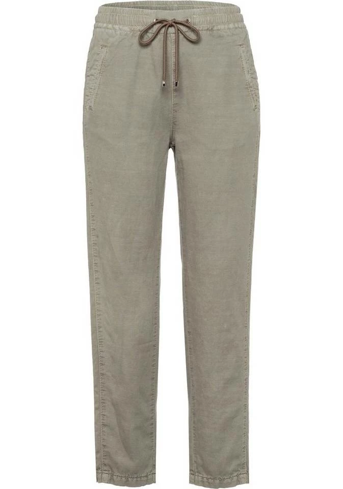 Bestes Angebot 🛒 MAC Leinenhose »Easy-Chino« Unifarbener Galon an den Seitennähten Ivory | Ivory | Ivory | Ivory, Green tea khaki, Weiß | Weiß | Weiß | Weiß, Marine | Marine | Marine | Marine ✨ – Bild 4