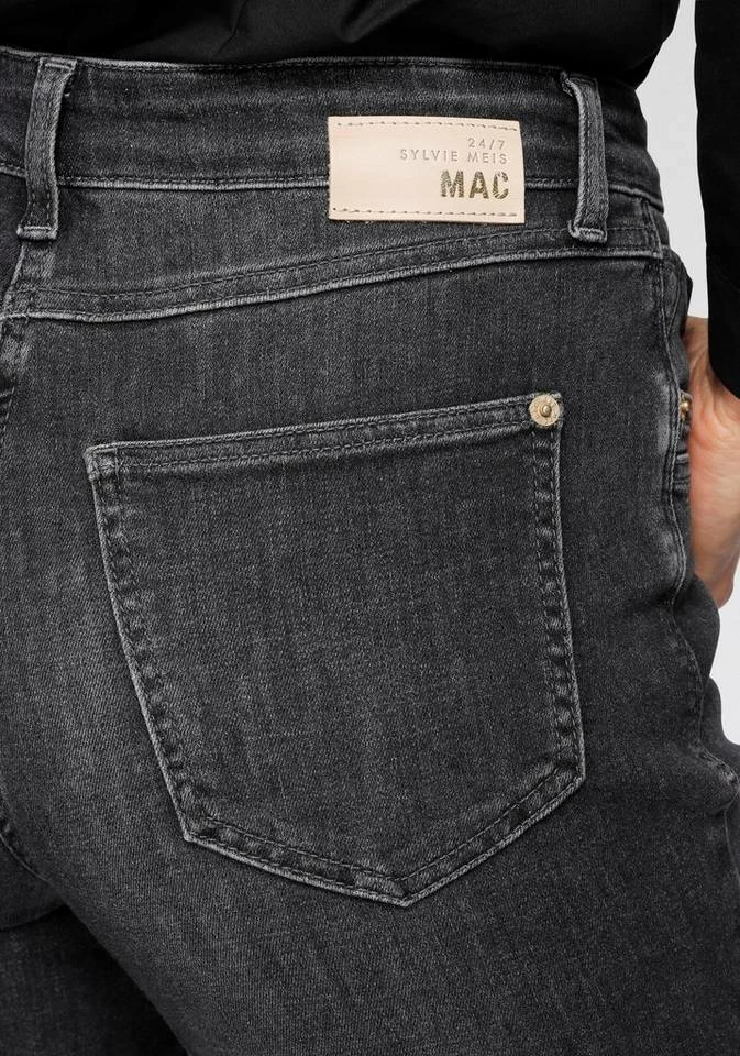Top 10 🧨 MAC Slim-fit-Jeans »Mel Sylvie Meis« Gerader schmaler Schnitt von MAC by Sylvie Meis Bright commercial blue used, Fashion blue rinsed wash, Mid grey heavy destroyed, Birht commercial blue used 👍 – Bild 5