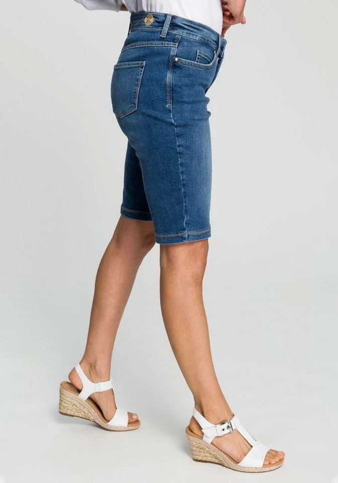 Top 10 👍 MAC 👖 Jeansbermudas »Dream Bermudas« Krempelbarer gerader Schnitt White denim, Lt.fashion blue authentic ✔️ – Bild 8