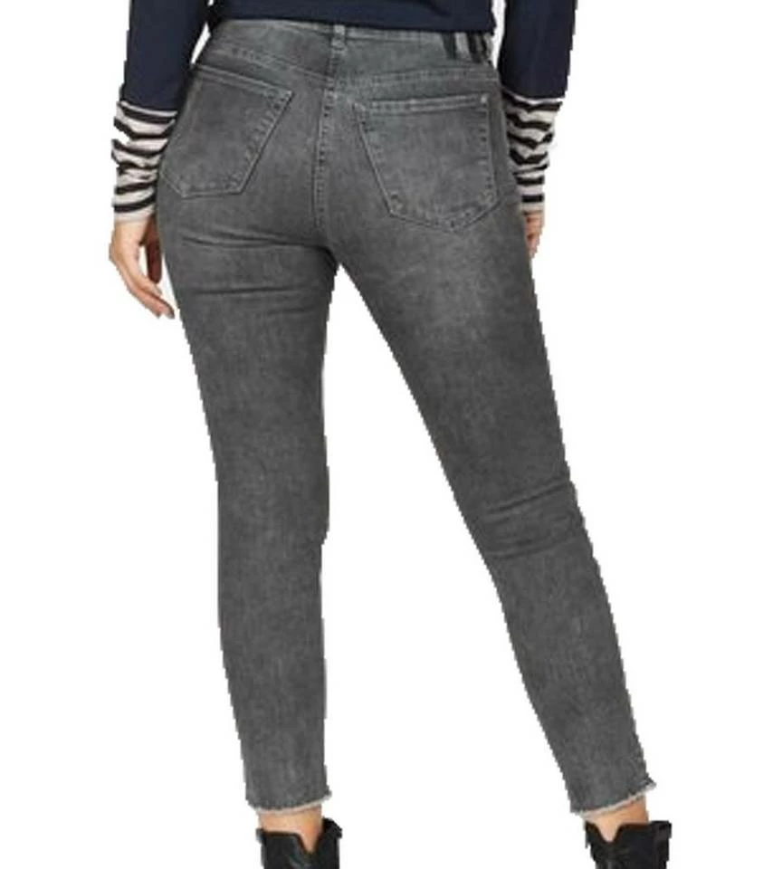 Blitzangebot 🔔 MAC Regular-fit-Jeans »MAC Bohemian Skinny-Jeans bequeme Damen Freizeit-Hose Mode-Hose Grau« 💯