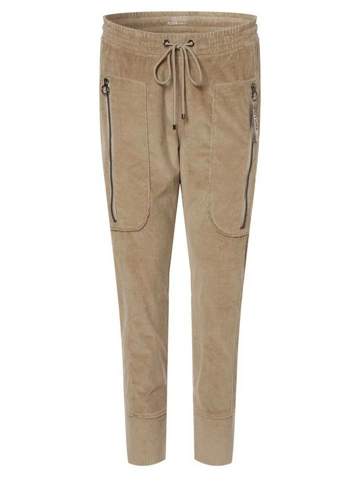 Brandneu 🥰 MAC Bundfaltenhose »Future« Melange, Schilf 🎁 – Bild 14