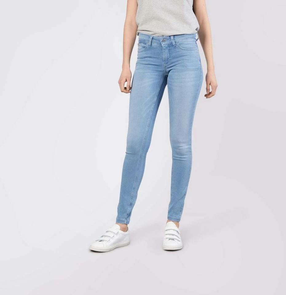 Angebote 🌟 MAC Regular-fit-Jeans »MAC Dream Skinny Damen 👖 Jeans Hose baby blue wash Art.Nr. 0355L540290 D489« 👏 – Bild 5
