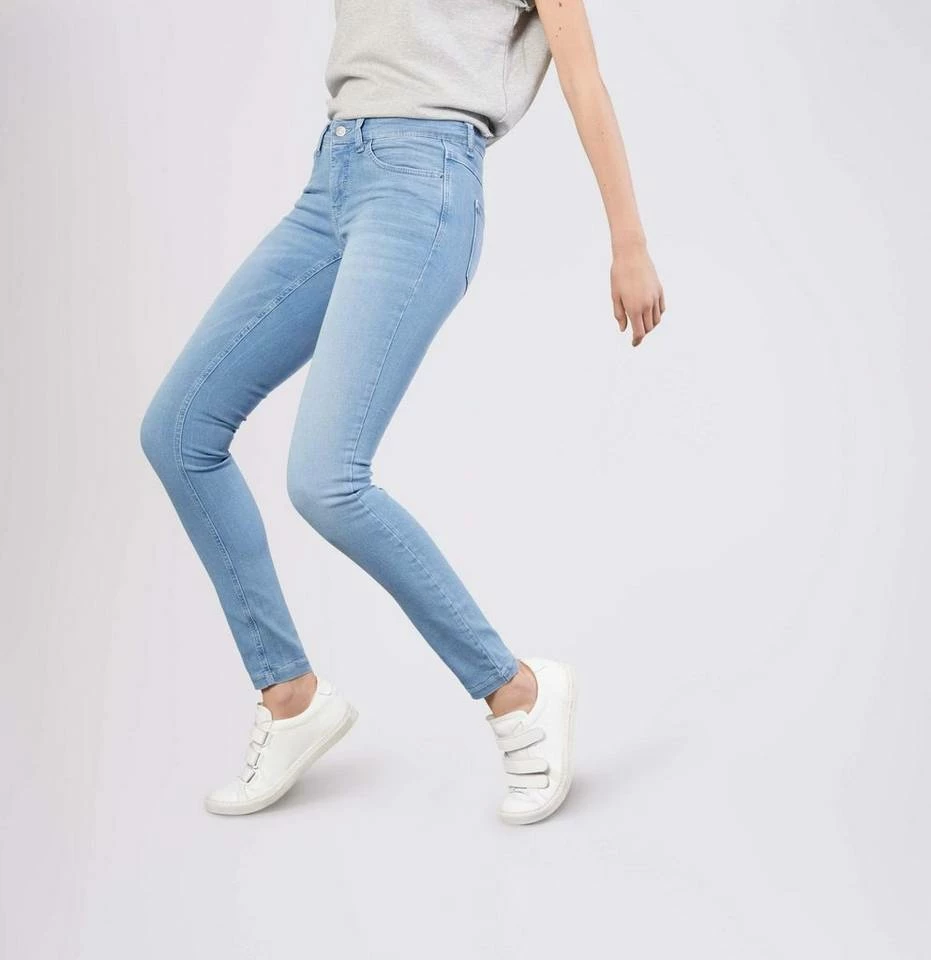 Angebote 🌟 MAC Regular-fit-Jeans »MAC Dream Skinny Damen 👖 Jeans Hose baby blue wash Art.Nr. 0355L540290 D489« 👏 – Bild 8
