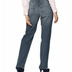 Am billigsten 🎉 MAC Regular-fit-Jeans »MAC Gracia Straight-Leg 👖 Jeans klassische Damen Freizeit-Hose in Light Waschung Denim-Hose Blau« ⌛