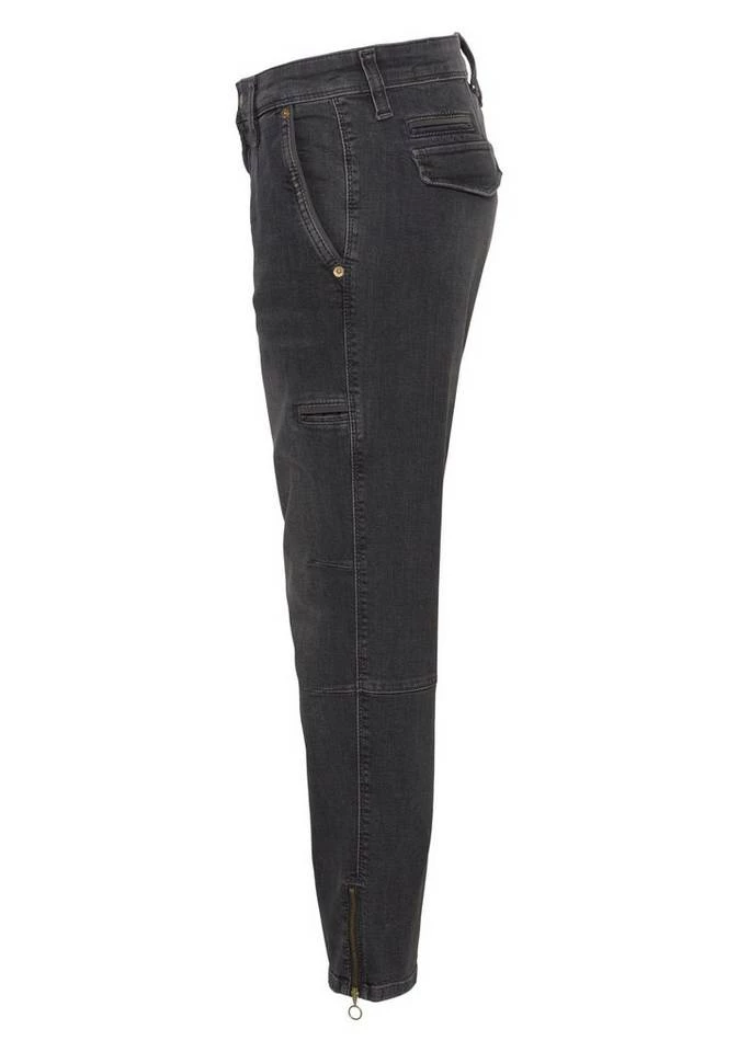 Angebote ❤️ MAC Ankle-Jeans »Rich Cargo Denim« Lässig in Cargo-Optik mit den typischen Taschen Mid blue fancy destroyed, Grey-black used wash 😉 – Bild 6