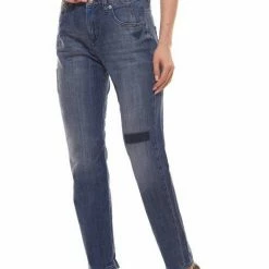 Am billigsten ⌛ MAC Regular-fit-Jeans »MAC Sexy Carrot Hose elastische Damen 👖 Jeans mit tief sitzenden Gesäßtaschen Freizeit-Hose Blau« 💯