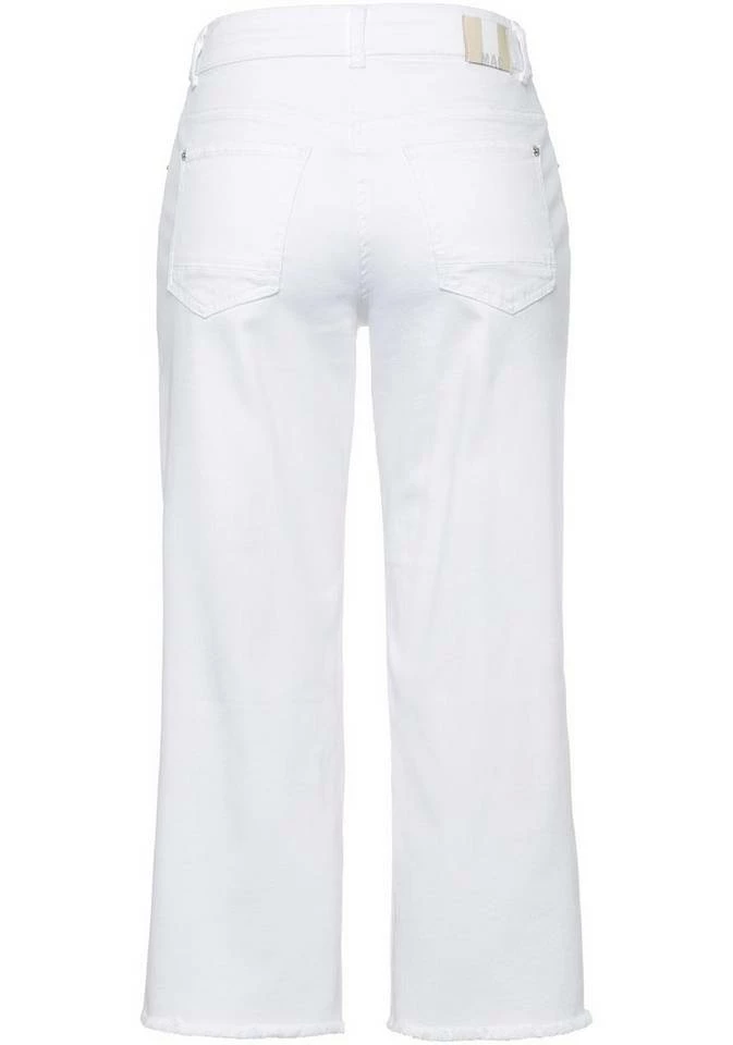 Bestes Angebot ⌛ MAC Weite 👖 Jeans »Greta Fringes« Weite Form mit abgesteppten Fransen 🥰 – Bild 5