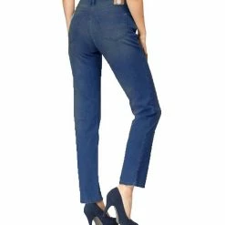 Großhandel 🛒 MAC Regular-fit-Jeans »MAC Melanie Straight-Leg-Jeans stylische Damen stretch-Hose Freizeit-Hose im 5-Pocket-Stil Blau« 🌟