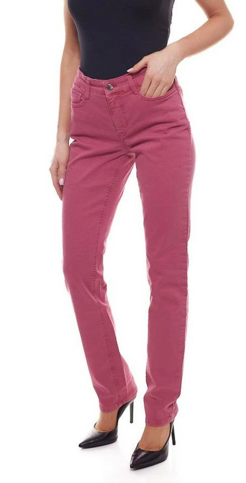 Budget 🎉 MAC Regular-fit-Jeans »MAC Angela Power-Jeans modische Damen Freizeit-Hose im 5-Pocket-Style Mode-Hose Magenta« 🔔 – Bild 7