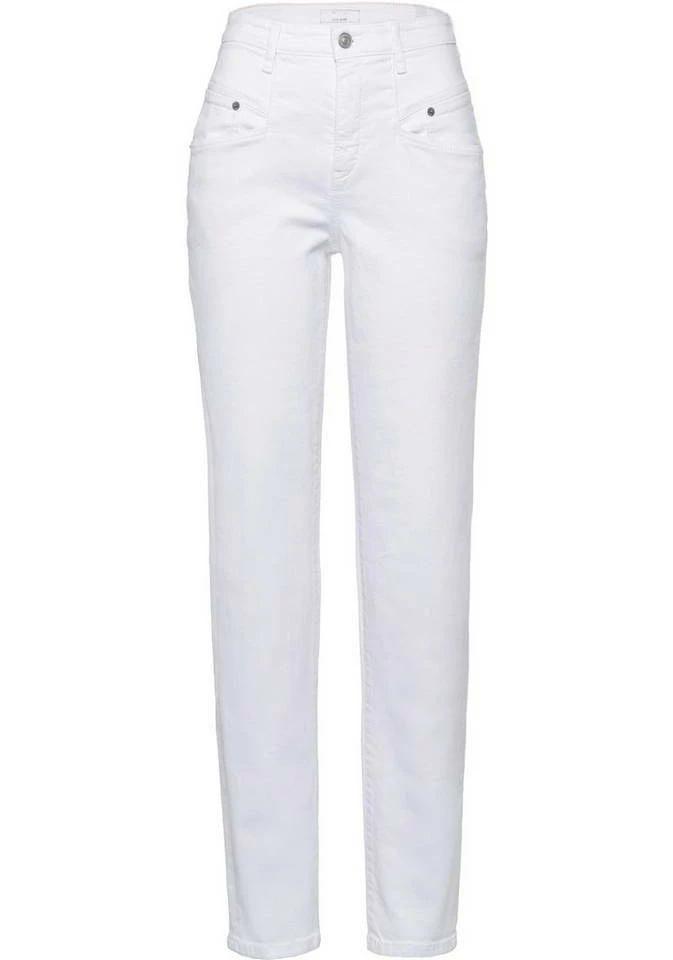 Rabatt 🧨 MAC Ankle-Jeans »Rich-Carrot« Besondere Taschenlösung sorgt für eine schlanke Optik Super bright blue stonewash, White denim, Vintage blue destroyed, Mid blue used heavy wash ❤️ – Bild 5