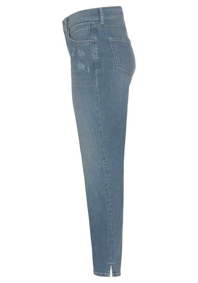 Bester Verkauf ⌛ MAC 7/8-Jeans »Angela 7/8 🌞 summer« Besatz mit kleinen Nieten an den hinteren Taschen Dark blue rinsed, Mid bue used 🎁 – Bild 7