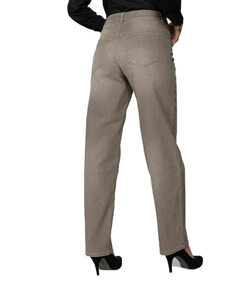 Aktion 😉 MAC Regular-fit-Jeans »MAC Hose Straight-Leg Gracia modische Damen 👖 Jeans im 5-Pocket-Stil Denim-Hose Grau/Braun« 🛒 – Bild 2