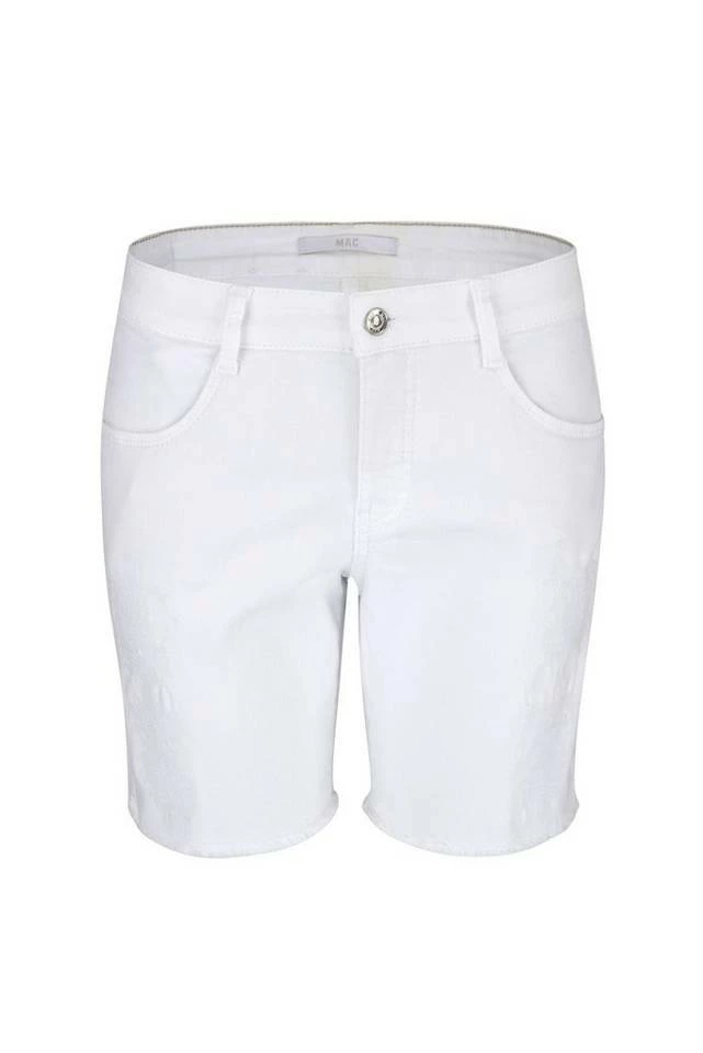 Bestes Angebot ⭐ MAC Stretch-Jeans »MAC SHORTY ☀️ summer fringe white destroy wash 2389-9« 👍 – Bild 4