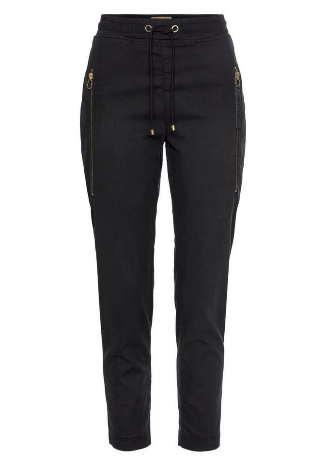 Top 10 🥰 MAC Jogg Pants »Future-Denim« Mit Gummizug und Bindeband zur Regulierung der Weite Night shadow black, Mid blue used wash ✨ – Bild 3