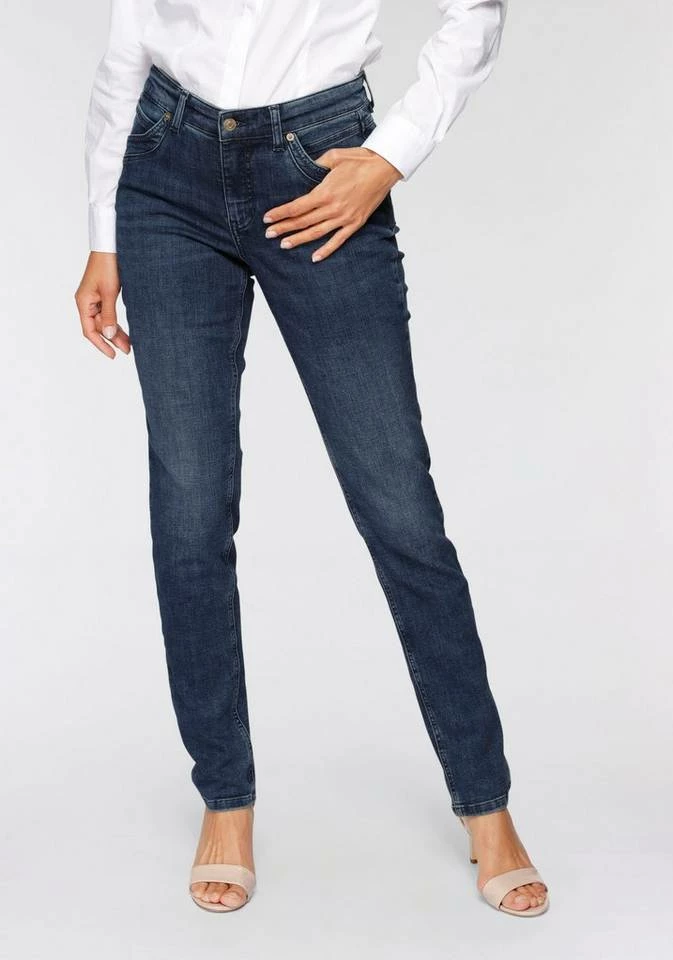 Top 10 🧨 MAC Slim-fit-Jeans »Mel Sylvie Meis« Gerader schmaler Schnitt von MAC by Sylvie Meis Bright commercial blue used, Fashion blue rinsed wash, Mid grey heavy destroyed, Birht commercial blue used 👍 – Bild 11