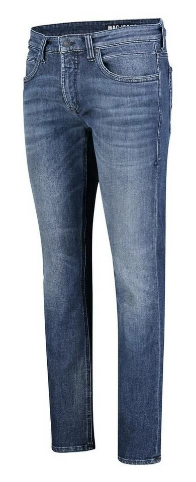 Aktion 😉 MAC 5-Pocket-Jeans »MAC ARNE LEATHER history blue used 0516-00-1973L« 🤩 – Bild 10