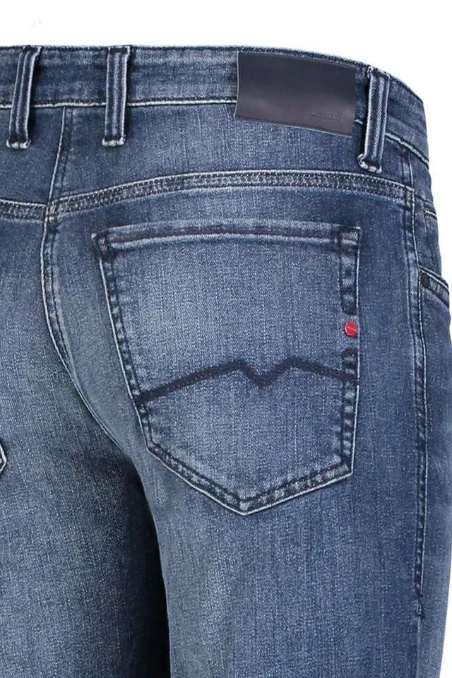 Aktion 😉 MAC 5-Pocket-Jeans »MAC ARNE LEATHER history blue used 0516-00-1973L« 🤩 – Bild 3