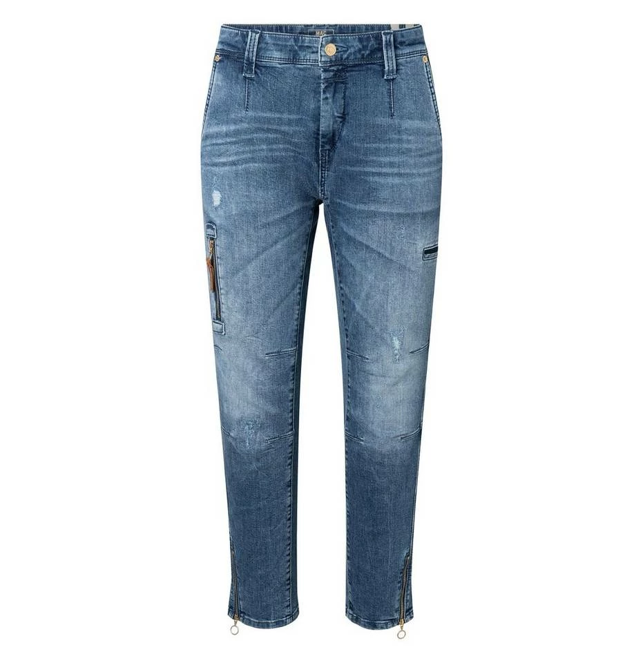 Angebote ❤️ MAC Ankle-Jeans »Rich Cargo Denim« Lässig in Cargo-Optik mit den typischen Taschen Mid blue fancy destroyed, Grey-black used wash 😉 – Bild 14