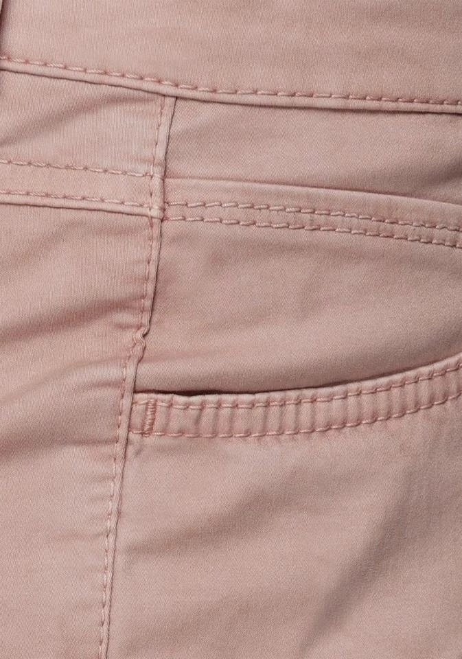 Brandneu 🎁 MAC 7/8-Jeans »Melanie 7/8« Stickerei und Nietenbesatz an den Gesäßtaschen Old rose, Navy dark blue, White 🤩 – Bild 8