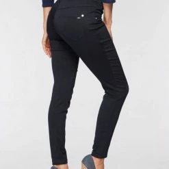 Rabatt 🥰 MAC Thermojeans »Cosy-Legging« Dekorative Teilungsnähte strecken das Bein Dark grey industrial wash, Black rinsed wash, Dark blue rinsed wash ❤️