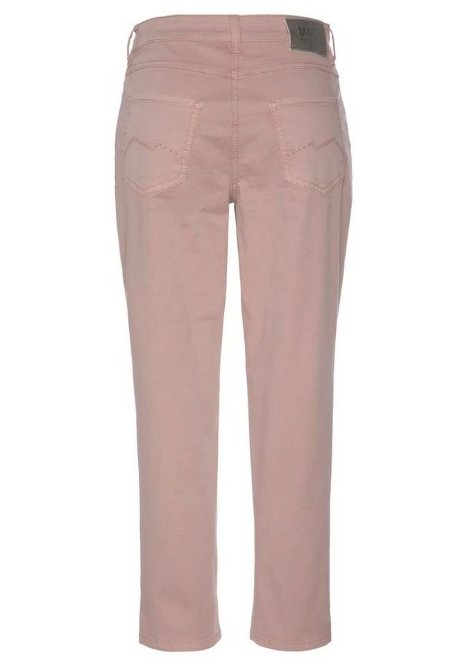 Brandneu 🎁 MAC 7/8-Jeans »Melanie 7/8« Stickerei und Nietenbesatz an den Gesäßtaschen Old rose, Navy dark blue, White 🤩 – Bild 6