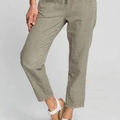Bestes Angebot 🛒 MAC Leinenhose »Easy-Chino« Unifarbener Galon an den Seitennähten Ivory | Ivory | Ivory | Ivory, Green tea khaki, Weiß | Weiß | Weiß | Weiß, Marine | Marine | Marine | Marine ✨
