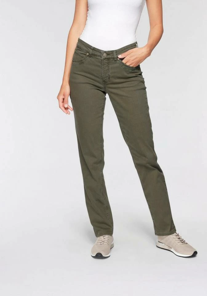 Blitzangebot 🎁 MAC Gerade 👖 Jeans »Melanie New« Neue Teilungsnähte an den vorderen Taschen Golden terra beige, White denim, Light ☀️ summer green 🧨 – Bild 9