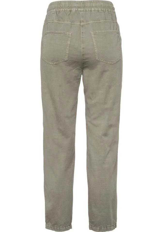 Bestes Angebot 🛒 MAC Leinenhose »Easy-Chino« Unifarbener Galon an den Seitennähten Ivory | Ivory | Ivory | Ivory, Green tea khaki, Weiß | Weiß | Weiß | Weiß, Marine | Marine | Marine | Marine ✨ – Bild 5