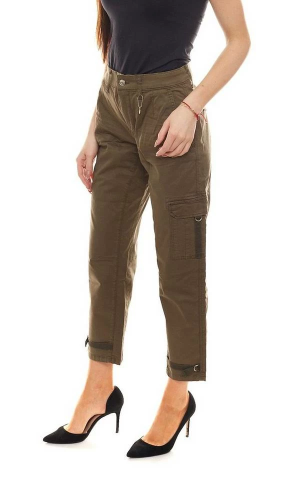 Brandneu 🎁 MAC Cargohose »MAC Cargo-Hose Safari modische Damen 7/8 Stoff-Hose mit Stretch-Anteil Freizeit-Hose Khaki« 👍 – Bild 2