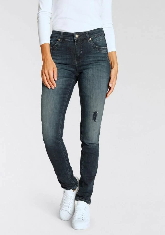 Bestes Angebot 🔥 MAC Destroyed-Jeans »SM Mel« Klassicher Schnitt von MAC mit Sylvie Meis 💯